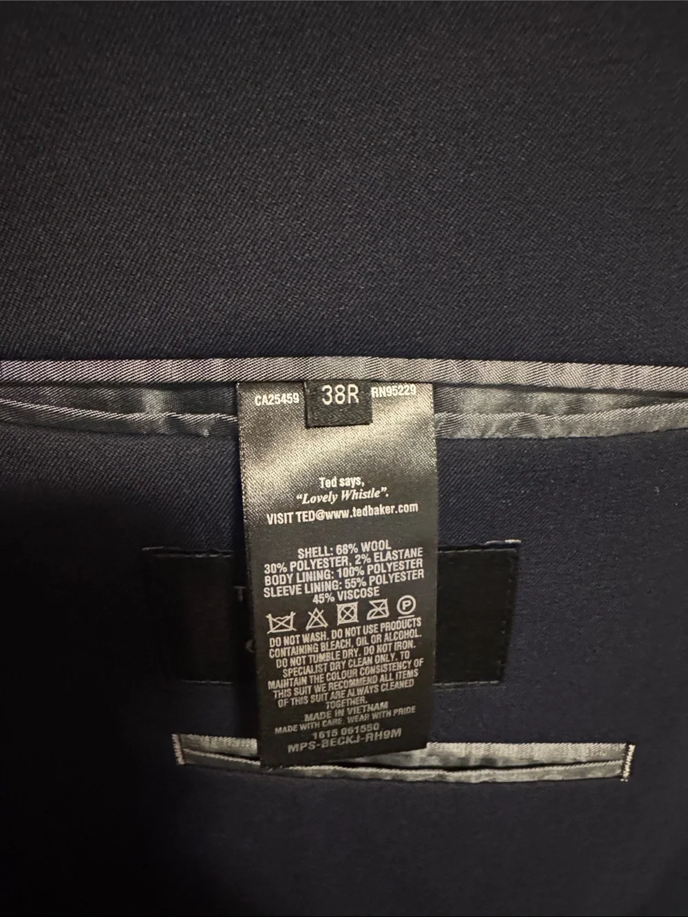 Ted Baker Navy Suit